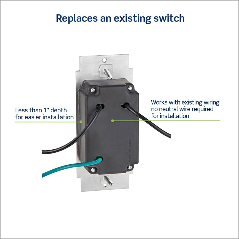 Leviton SureSlide Dimmer Switch for Dimmable LED, Halogen and Incandescent