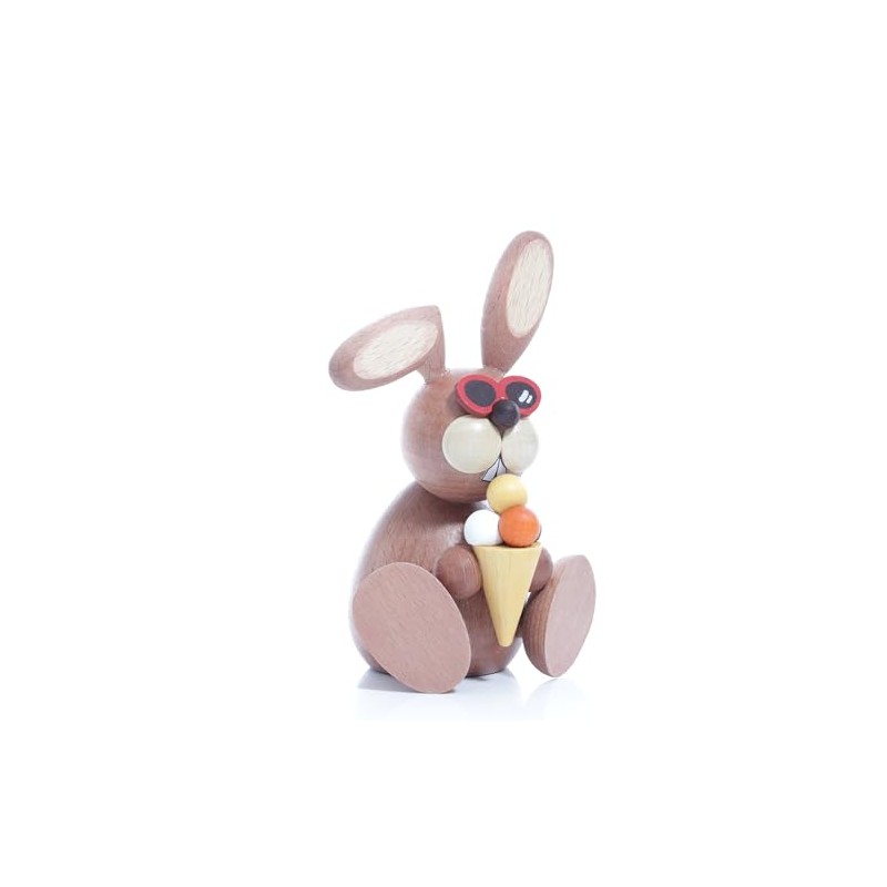 Easter bunny with ice cream H x W 12 x