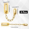 M METERXITY 2-Pack Door Chain Lock, Premium Security Door Chain