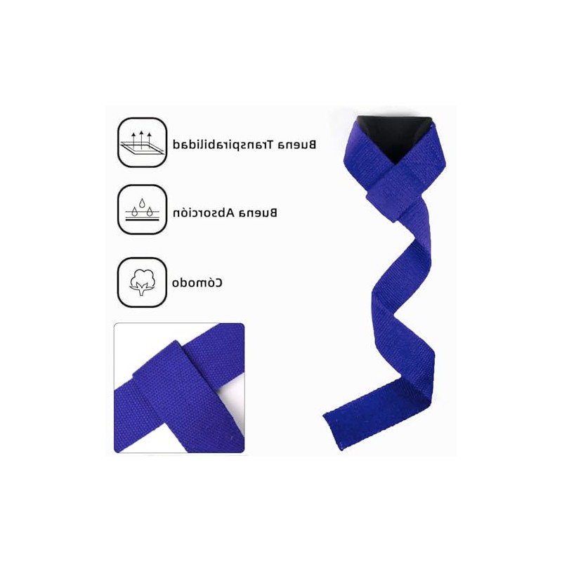 Yostyle Straps para Gym,Correas Levantamiento de Pesas, Muñequeras Gym con