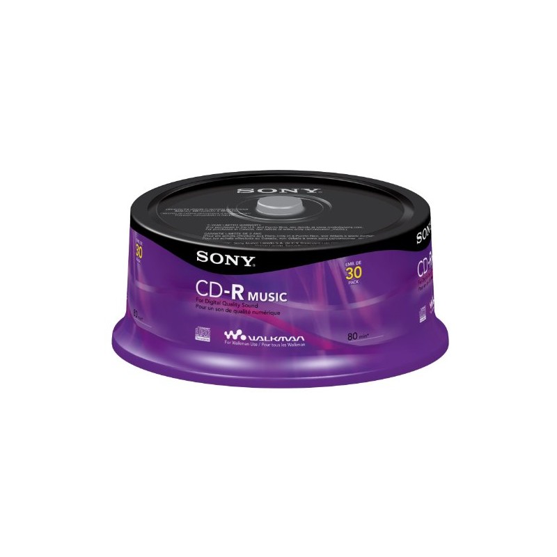 Sony 30CRM80SP 30-Pack CD-R Music Spindle