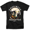 Yosemite National Park Classic Unisex Adult T Shirt, Black, Large