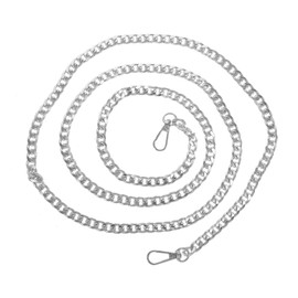 Handbag Chain Straps Shoulder Replacement Straps Purse Straps for Women Bag Purse Handbags Favourised 1 Piece (Silver)