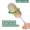 Leories Lambswool Feather Duster with Extension Pole up to 85inch,Extendable