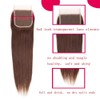 Tuheerst Lace Closure Lace Closure Bresilienne Cheveux Humain 4x4 Lace