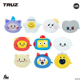 Solomon Shoji TRUZ Face Pouch, Face Pouch, Cosmetic Pouch, Accessory Pouch, Accessory Pouch, Stylish, Character, Multicolor (SOM)