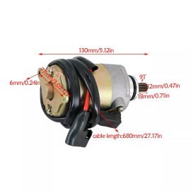 Unbranded 9T Starter Motor for GY6 125cc 150cc Scooters ATV Quad Go Kart TaoTao Kazuma