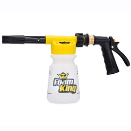 Clean Car USA Foam King™ Foam Gun Car Wash Sprayer - Connects to Garden Hose - Ultimate Scratch Free Cleaning - Snow Foam Blaster - Foam Cannon Car Washing Kit
