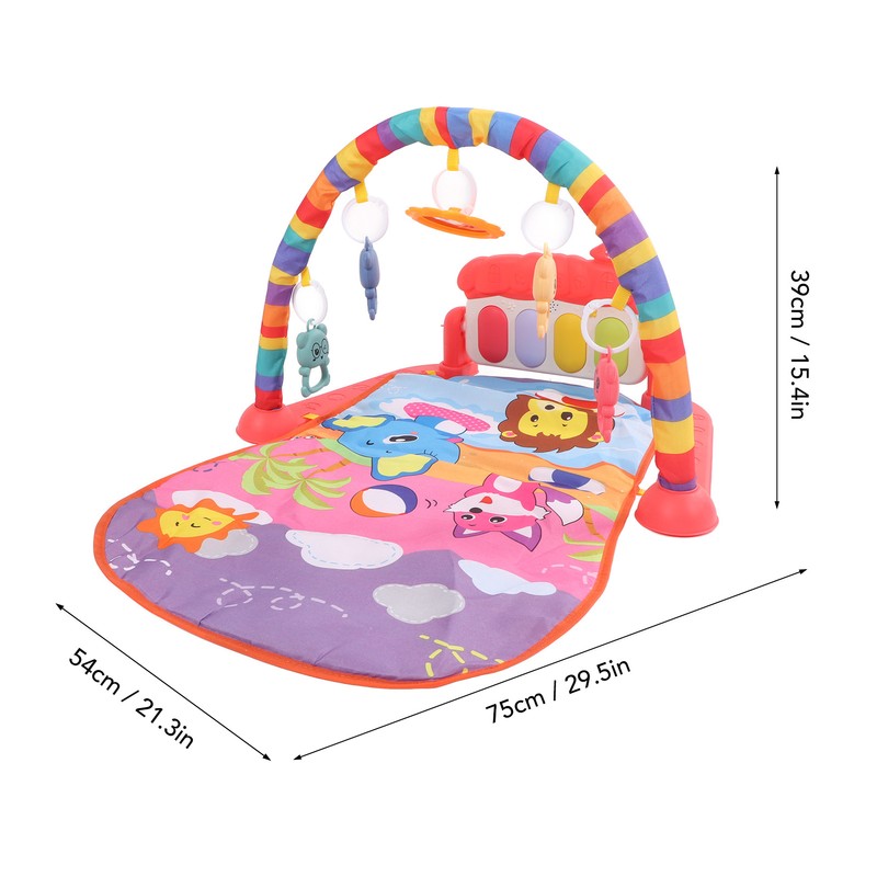 Baby Gym Playmat Piano Improve Motor Skill Sensory Stimulation Learning