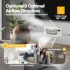 VIVOHOME Register Booster Fan - 4'' x 10'' Opening with