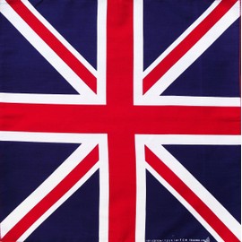 British Flag Union Jack UK England Biker Premium Bandana 22x22 Doo Rag BAN-0076