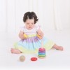 Bigjigs Toys My First Wooden Rainbow Stacker - Stacking Rings