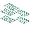 100pcs Plastic Grass Trimmer Blades Lawn Mower Replacement Cutting Blades