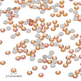 PATIKIL SS10 1440 pieces rhinestones, rhinestones for crafts and rhinestones, for crafts, costumes, make-up (AB champagne)
