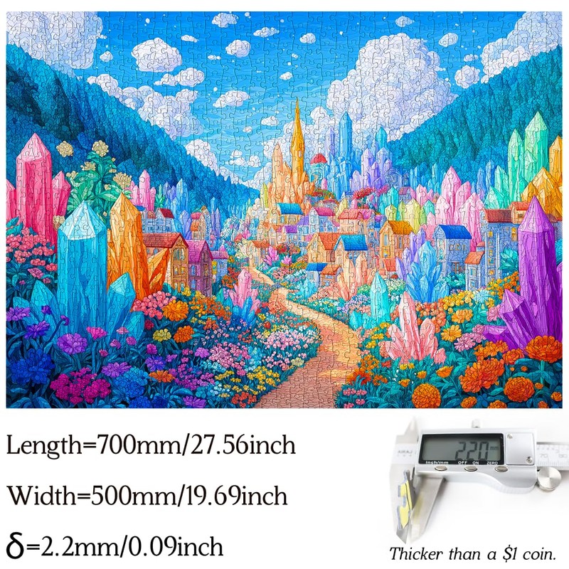 Bgraamiens 1000 Piece Jigsaw Puzzles for Adults – Magic Kaleidoscopic