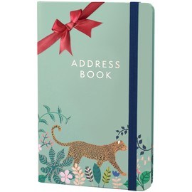 Boxclever Press Small Address Book with 432 Spaces. Address Books with Alphabet Index hardback, Pocket & Change of Address Labels. Perfect Gifts for Women 21 x 13 cm