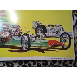 Monogram Models Rare Vintage Monogram 1969 sales poster  Tom Daniel Trantula quality reprint