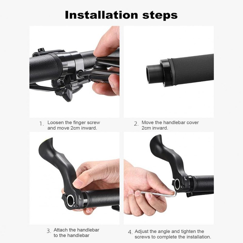 YOUNICE Ergonomic Bicycle Handlebar End Grip 21.8-22.2 mm Handlebar Grip