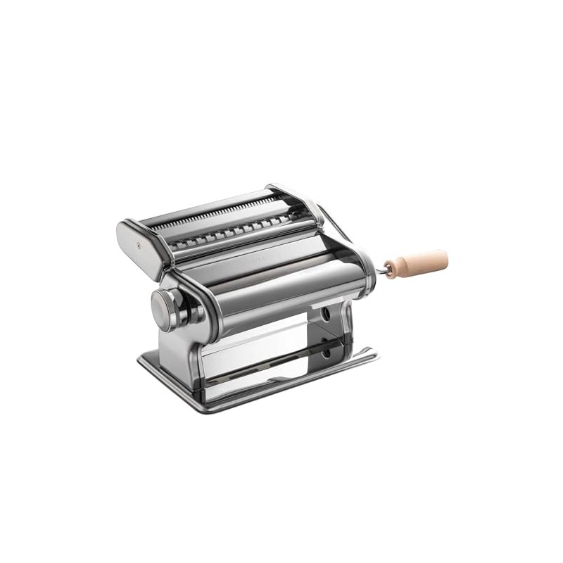 Fantes Wide Pasta Machine with Double Pasta Cutter for Spaghetti