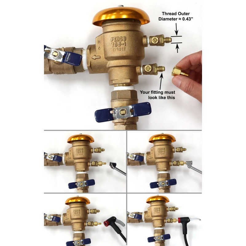 Vibrant Yard Co. LLC Adapters to Winterize Blow out PVB