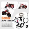 Retepif Mini Bike Throttle Assembly and Mini Bike Drum Brake