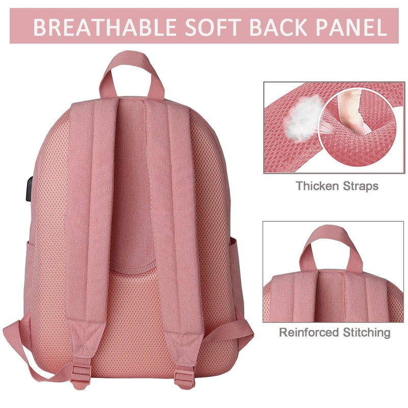 SUPACOOL Lightweight Casual Laptop Backpack with Laptop Compartment 15.6 Inch