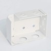 Box Mounting Bracket for Low Profile Blinds 2inch White Color
