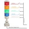 Luban Signal Tower Stack Lights - Industrial Warning Lamp, 4-Layer