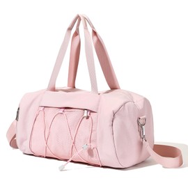 Small Gym Bag for Women, Travel Duffle Bag Carry On Weekender Bag with Shoe Compartment Overnight Gym Tote Personal Item Bag for Men