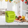 COMTAR Kitchen Waste Bin with Hooks 5L, Indoor Kitchen Sealed