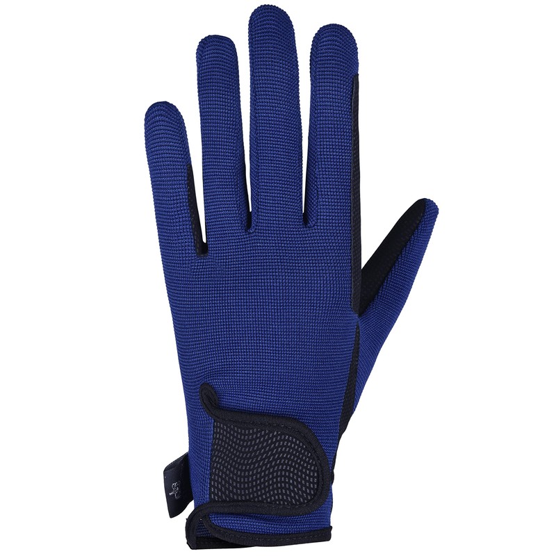 AFE Ladies Horse Riding Gloves Track Fabric Gloves Synthetic Leather
