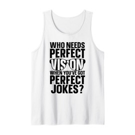 Blind Person Art For Men Women Vision Impaired Blind People Tank Top