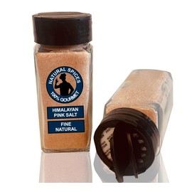 Natural Himalayan Pink Salt with Shaker, Organic Himalayan Salt, Fine Ground Table and Cooking Salt, 100% Real, Pure, Unrefined Pink Salt | 80+ Minerals and Electrolytes, Ethically Sourced