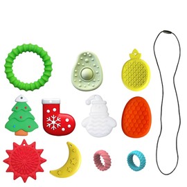 Children's Fidget Toy Sensory Stone - Textured Soft Soothing Stone, Calming Toy for Children with Autism - Fidget Stress Relief Toy for Students' Anxiety - Small Prize Fidget Toy