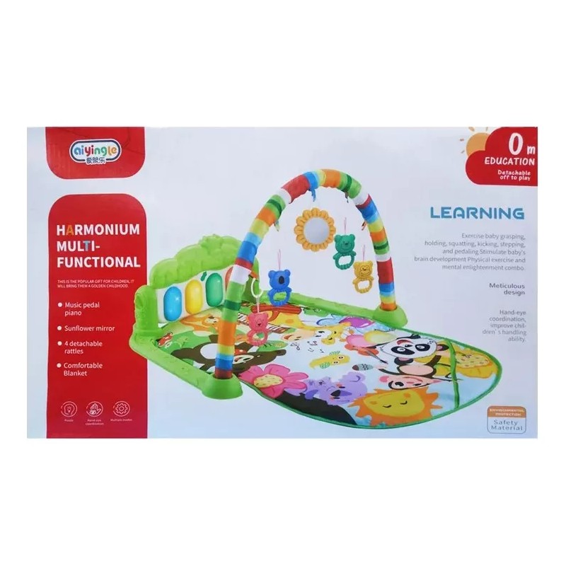 CLEE Gimnasio Tapete Bebe Multifuncional Harmony Musical