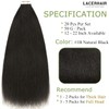 Lacer 40G Yaki Straight Tape in Hair Extensions 12 inch