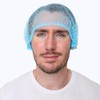 Safeko Disposable Pleated Bouffant, Polypropylene Non-Woven Hair Cover, Breathable &