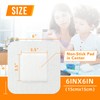 [6''x6''-30count]Carbou Island Dressing Bordered Gauze Sterile Individually Wrapped Gauze Pads,Highly