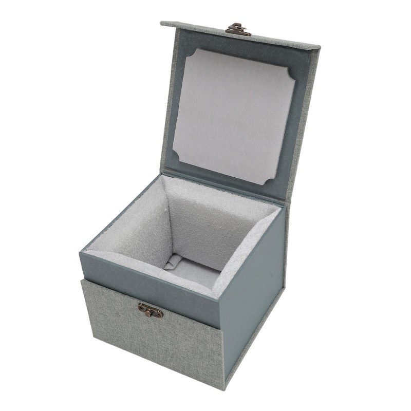 Ball Jointed Doll Head Storage Case Linen Fabric Protective Carrying