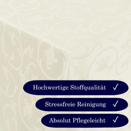 Damask Tablecloth Non-Iron Baroque Decoration Design Jacquard Table Cloth Many Sizes &and Colours