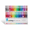 KINGART 400-50 Glitter Rollerball Gel Pens, 50 Sparkling Colors with