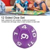 40Pcs 12 Sided Dice Set Polyhedral Dice for Family Party