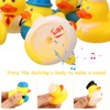 Tagaremuser Pack of 6 Bath Toys Baby Bath Duck Funny