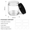 4 oz Glass Jars with Lids, Tecohouse Clear Glass Jars