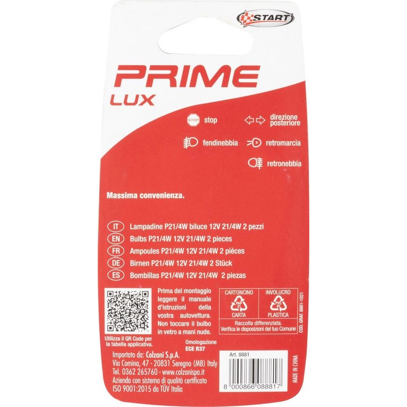 START P21W/4W 12V 21W/4W (Pack of 2) - Car Bulbs