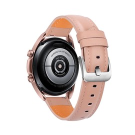 INF Bracelet compatible with Galaxy Watch leather strap of the 3rd generation, top layer cowhide watch strap cuff replacement bracelets for women