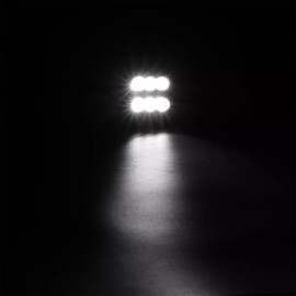 DYDS Fit 14-15 Chevy Silverado 1500 Hidden Bumper Dual 24W Fog LED Light Kit+Wiring