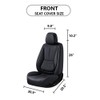 truckerset Car Seat Covers, Leather Seat Covers for Cars Full