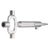 MASUNN Sliver Locksmith Tool Multi Purpose Cylinder Gauge Cam Turner