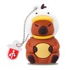 BORLTER CLAMP 32GB USB Stick Cute Flash Drive Capybara Shaped